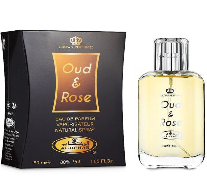 Oud & Rose EDP 50ml by Al rehab