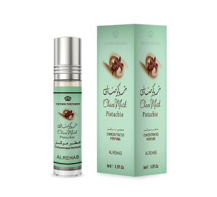 Choco Musk Pistachio 6ml roll on perfume by Al rehab