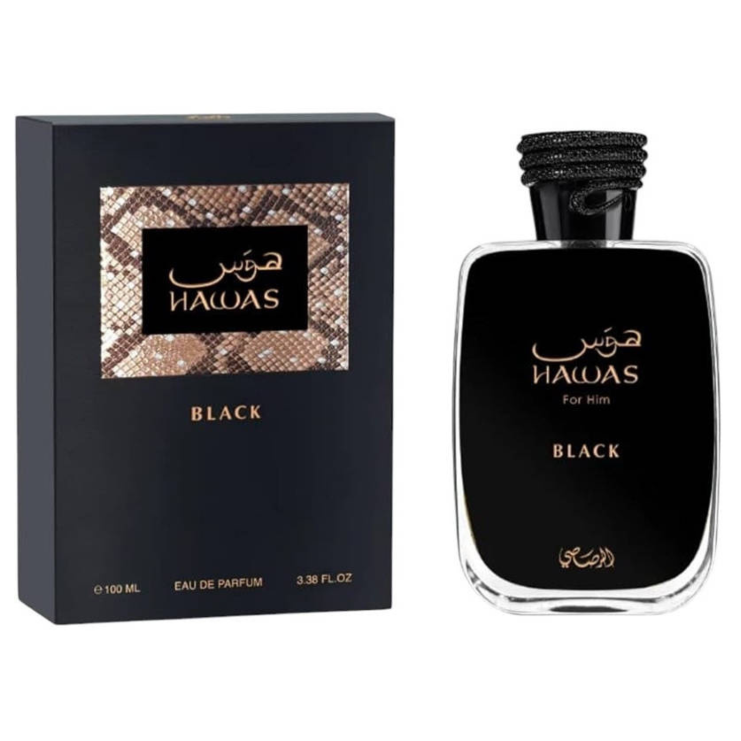 Hawas Black 100ml EDP by Rasasi