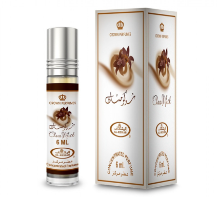 Crown Perfumes Chai Milk perfume bottle and packaging on a white background