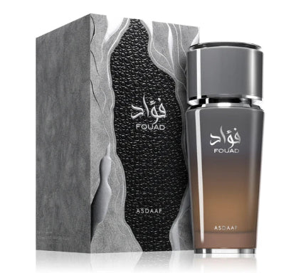 Fouad ASDAAF perfume bottle and packaging on a white background